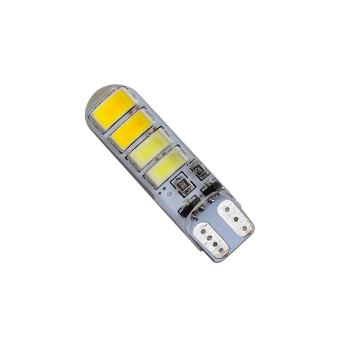 T10 8 LED BLANCO ESTROBO