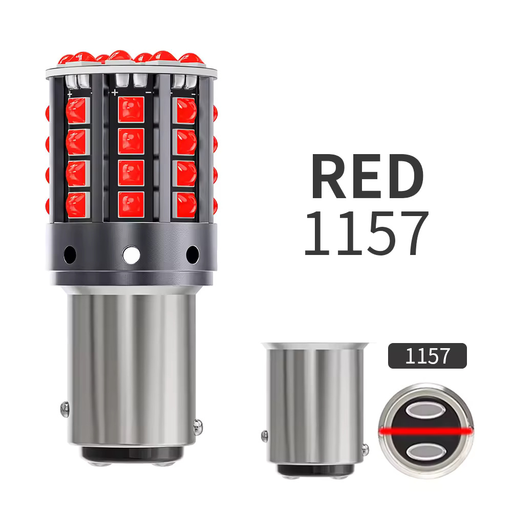 1157 44 LED CREE ROJO FIJO/FIJO