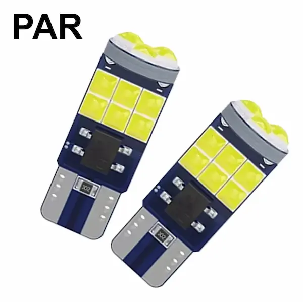 Par Muelitas T10 15 LED CREE alto brillo